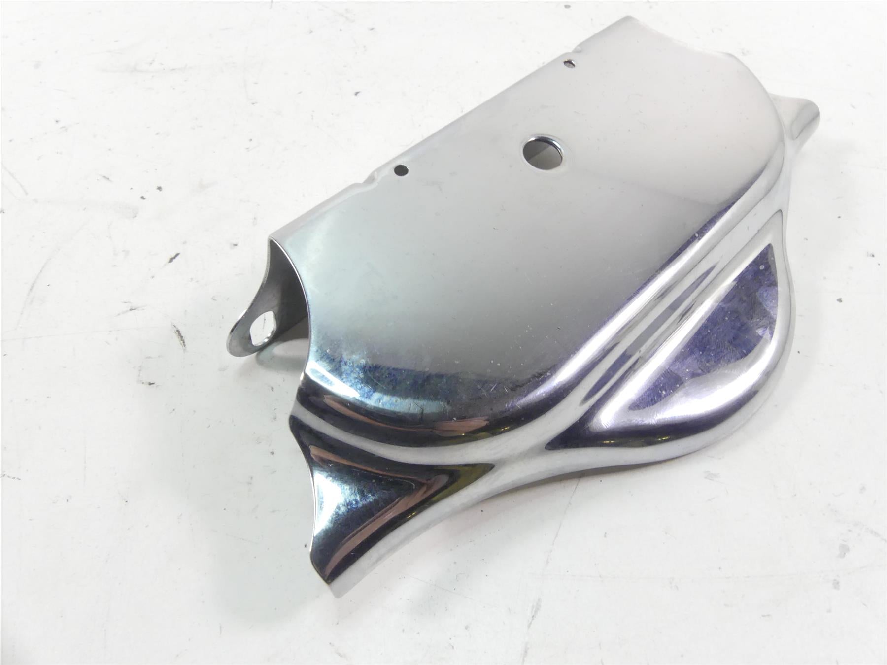 2005 Harley Touring CVO FLHTC SE Electra Glide Lower Triple Tree Chrome Cover {{ shop.shopifyCountryName }} - Mototech271