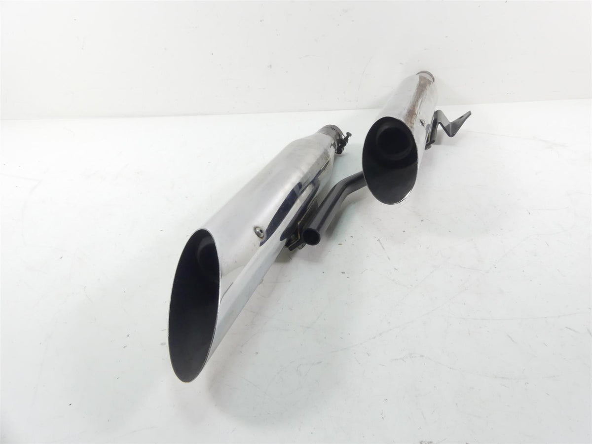 2008 Honda V-Twin VTX1800 N3 Cobra Slash Cut Slip On Exhaust Pipe Muffler 1176SC {{ shop.shopifyCountryName }} - Mototech271