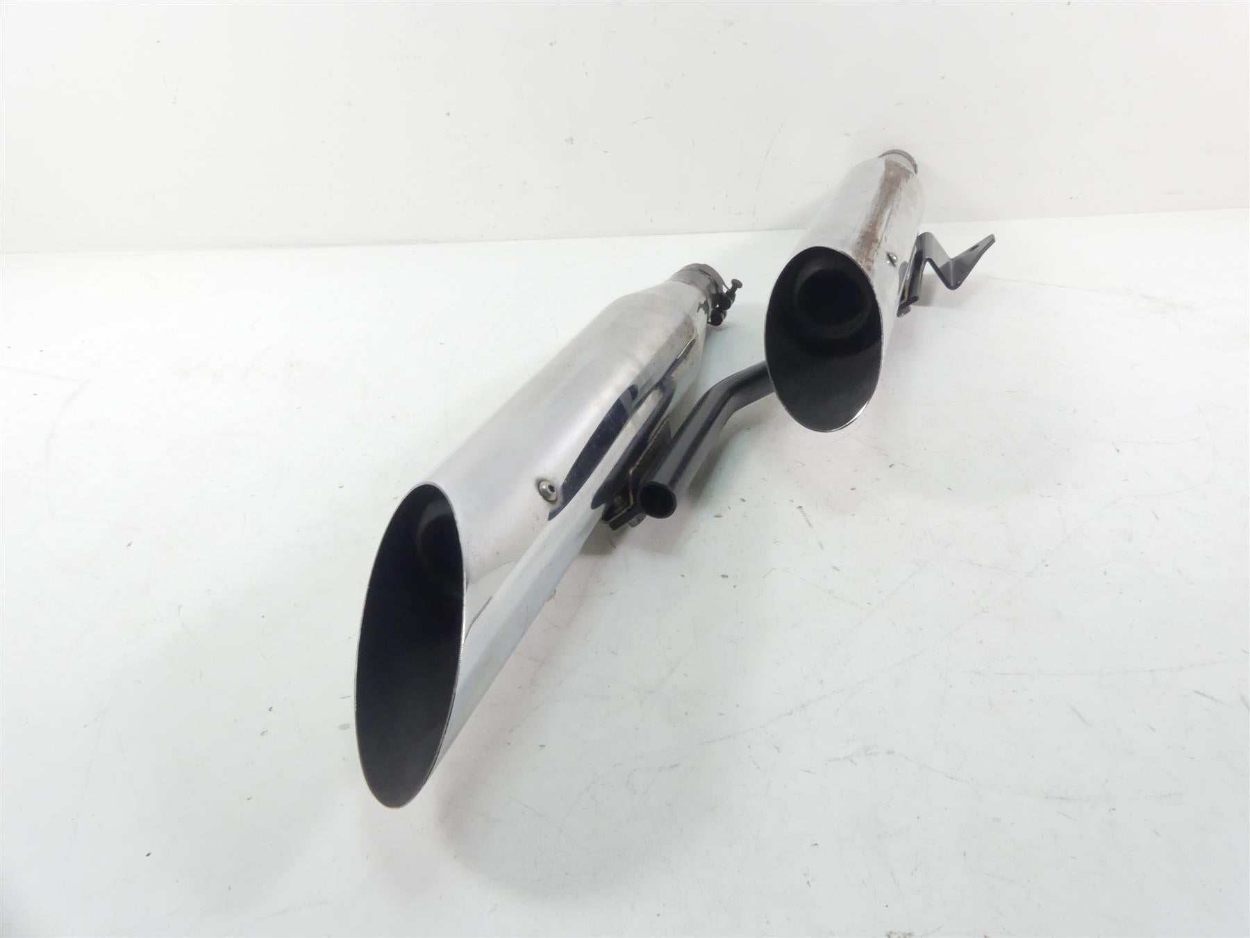 2008 Honda V-Twin VTX1800 N3 Cobra Slash Cut Slip On Exhaust Pipe Muffler 1176SC {{ shop.shopifyCountryName }} - Mototech271