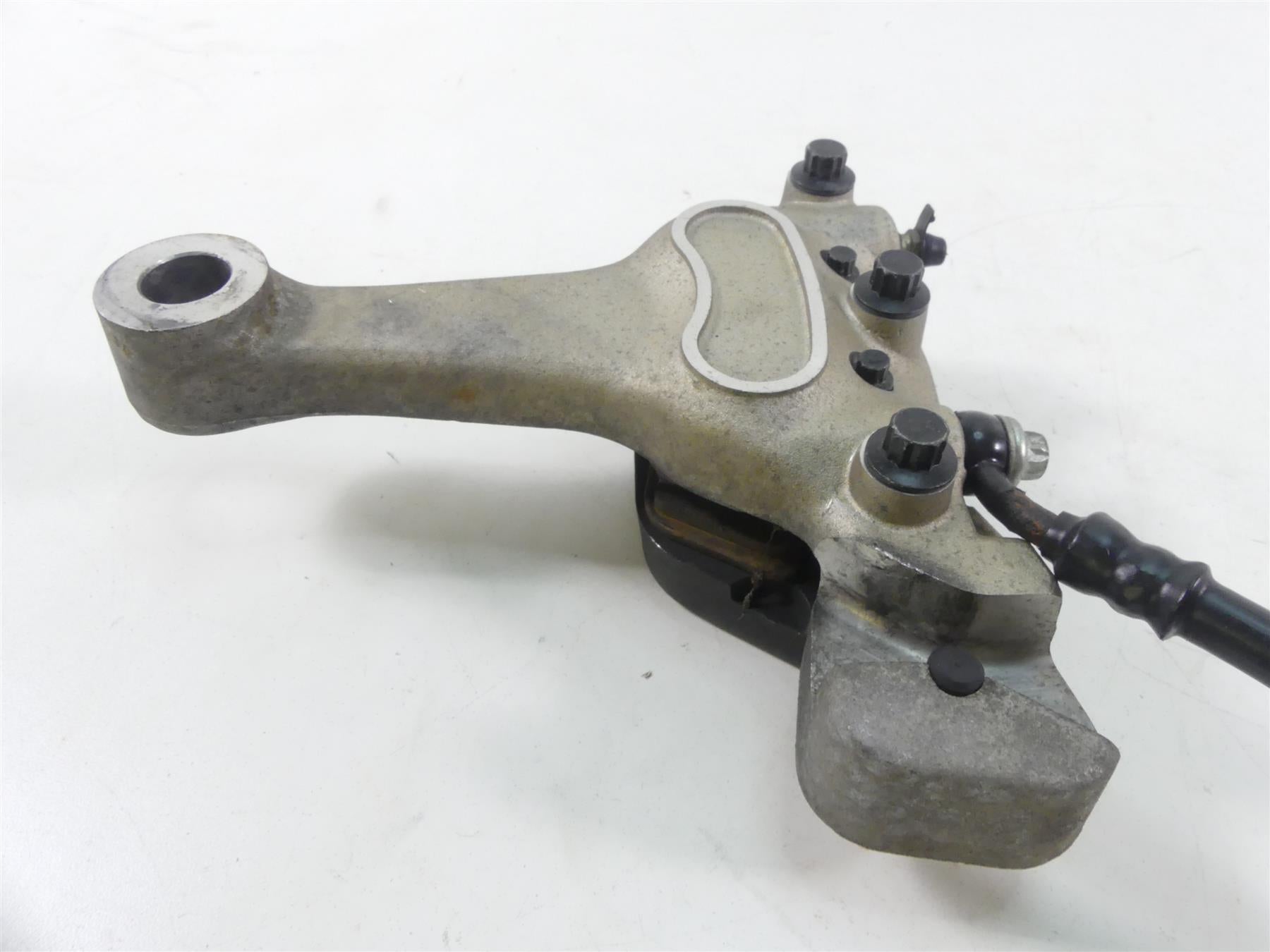 2001 Harley Touring FLHRCI Road King Rear Brake Caliper + Line Hose 44016-00D {{ shop.shopifyCountryName }} - Mototech271