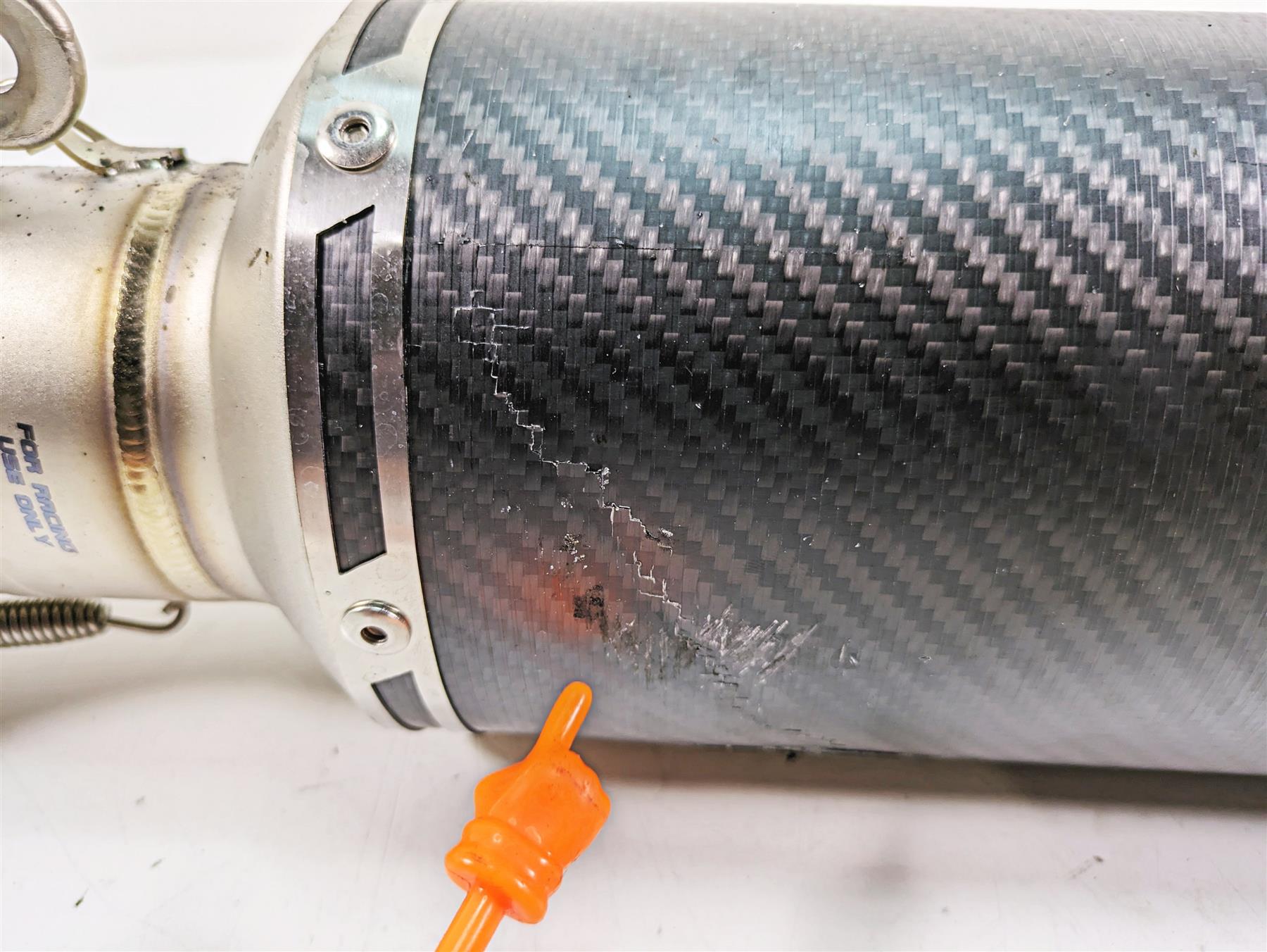 2020 Aprilia Tuono V4 Factory Carbon Fiber Exhaust Pipe Muffler Can - Rash {{ shop.shopifyCountryName }} - Mototech271