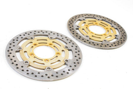 2003 Kawasaki ZX6R ZX636 Ninja Front Brake Disc Rotor Set 41080-1529-488 {{ shop.shopifyCountryName }} - Mototech271