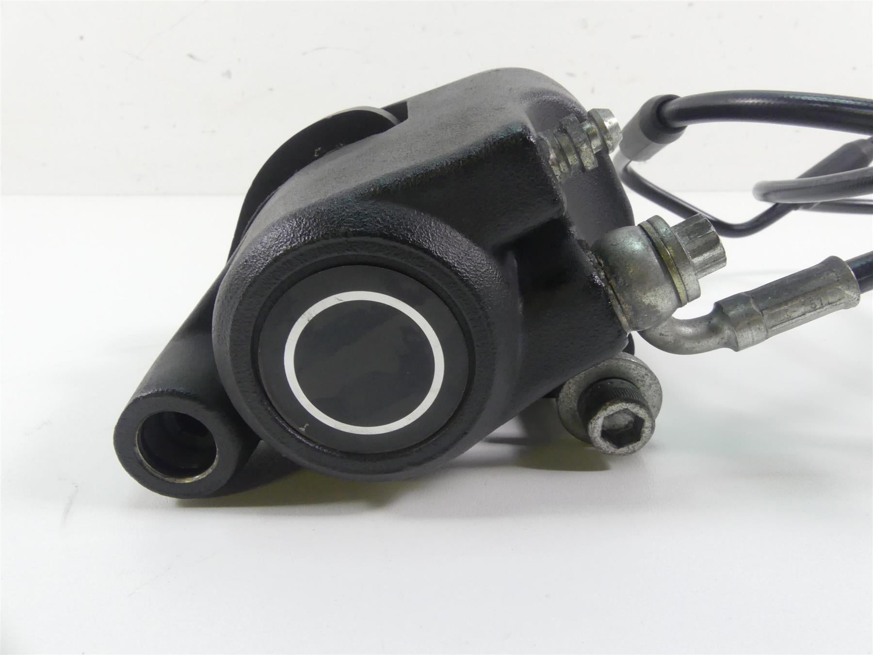 2008 Harley Softail FLSTSB Cross Bones Front Brake Caliper + Line 44079-97C {{ shop.shopifyCountryName }} - Mototech271