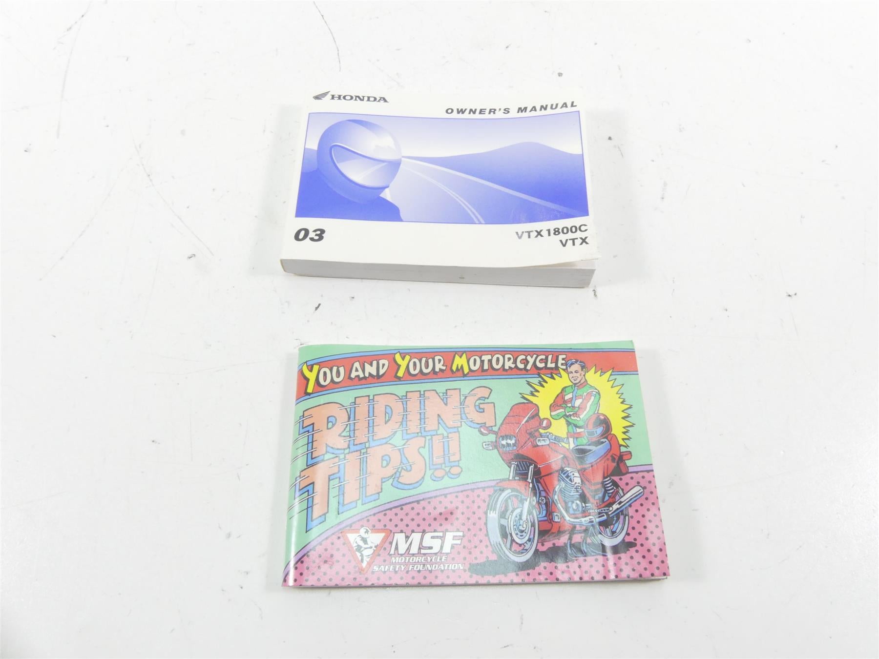 2003 Honda VTX1800 C Owners Manual Booklet Set 00X31-MCH-6100 00X51-ONM-6000 {{ shop.shopifyCountryName }} - Mototech271