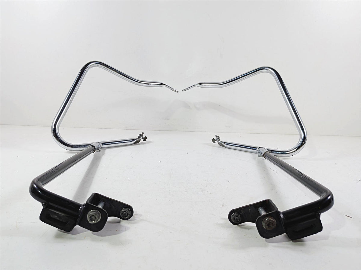 2015 Harley Touring FLTRUSE CVO Road Glide Saddlebag Rail Crash Guards 90202539-Mototech271
