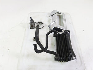 2011 Harley Touring FLHTCUSE CVO E-Glide Oil Cooler Flange Cover Lines 63083-11A | Mototech271