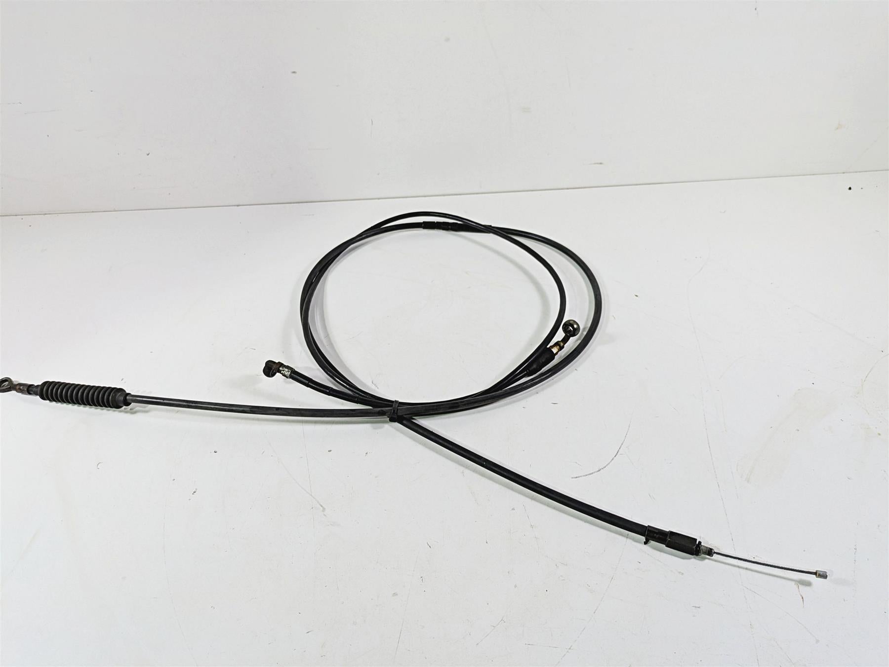 2008 Harley FLSTSB Cross Bones Apehanger Brake & Clutch Line Set {{ shop.shopifyCountryName }} - Mototech271