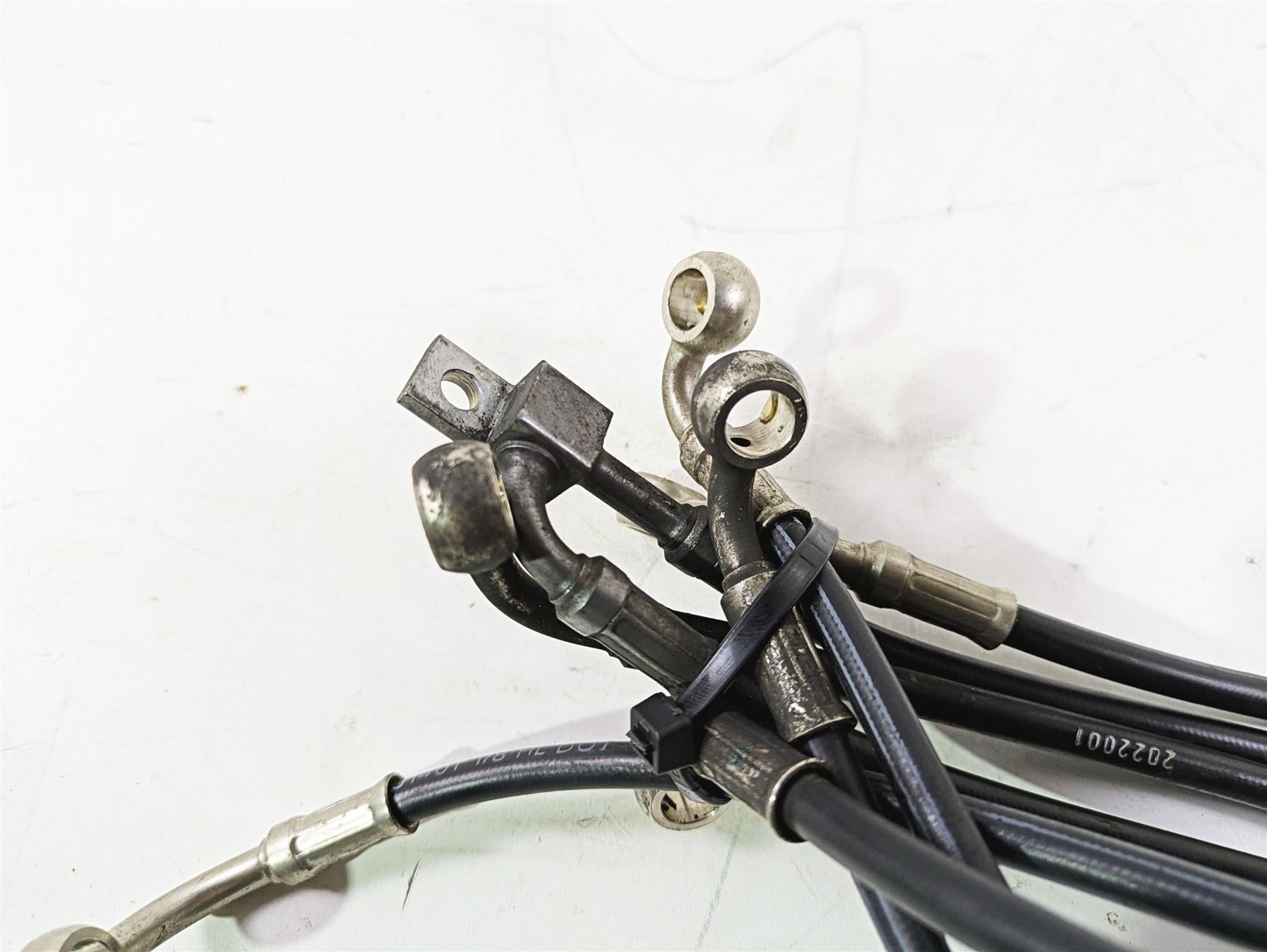 2013 Triumph Tiger 1215 Explorer Front Rear Abs Brake Line Set T2025030 T2025043 {{ shop.shopifyCountryName }} - Mototech271