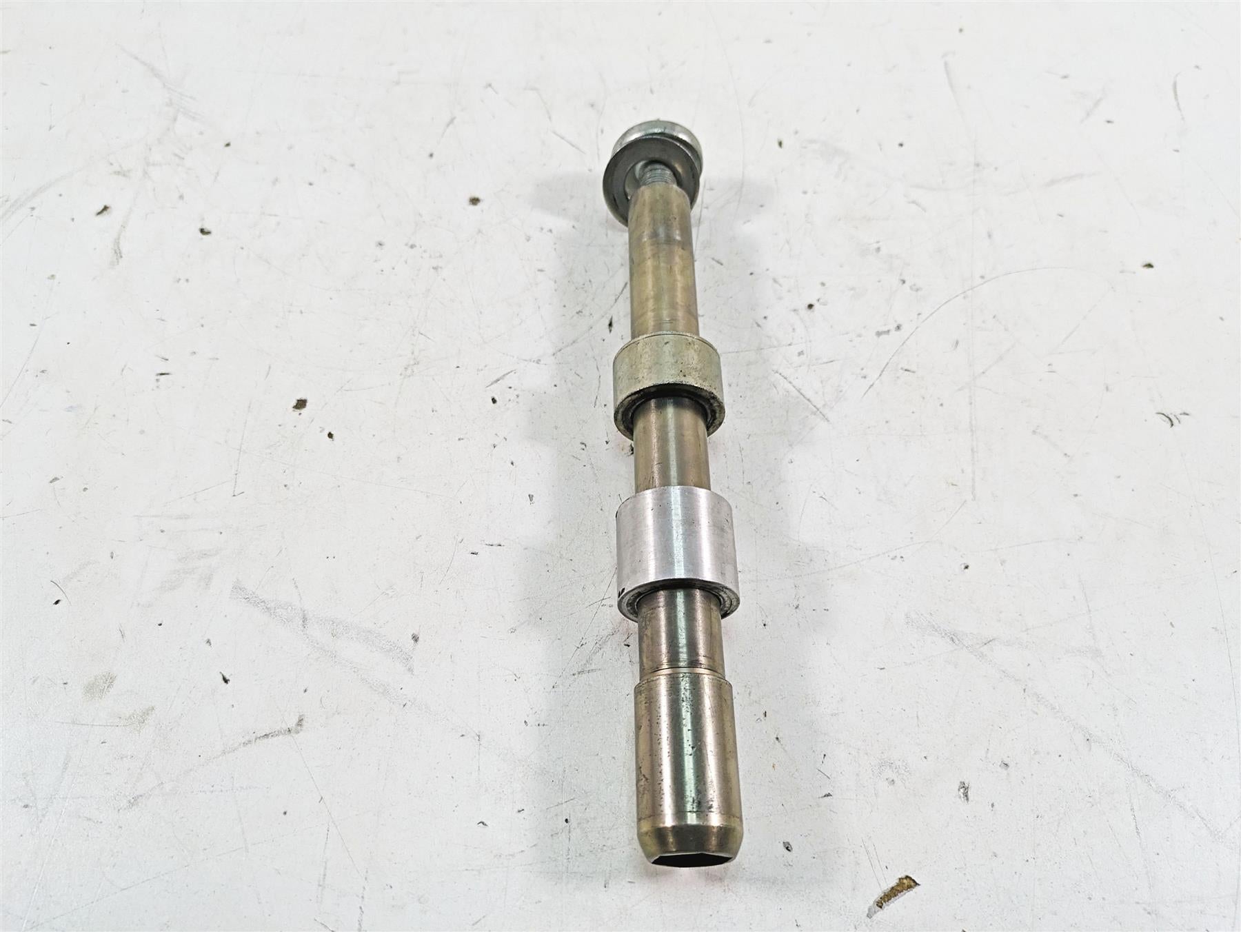 2009 Harley FXCWC Softail Rocker C Front Axle Wheel Spindle 25mm 41348-08 {{ shop.shopifyCountryName }} - Mototech271