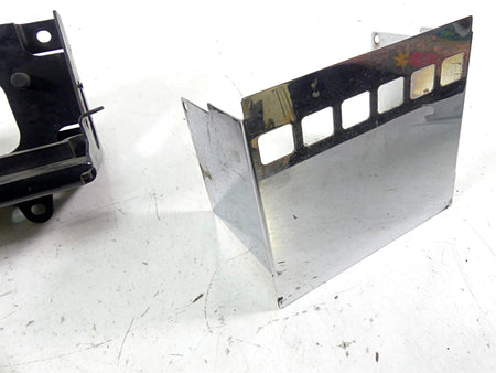 1997 Harley Sportster XL1200 C Battery Tray Holder Box + Chrome Covers 66194-49A {{ shop.shopifyCountryName }} - Mototech271