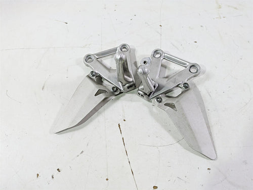2008 Ducati SBK 1098 S Left Right Rider Footpeg Set 82411231A 82411221A | Mototech271
