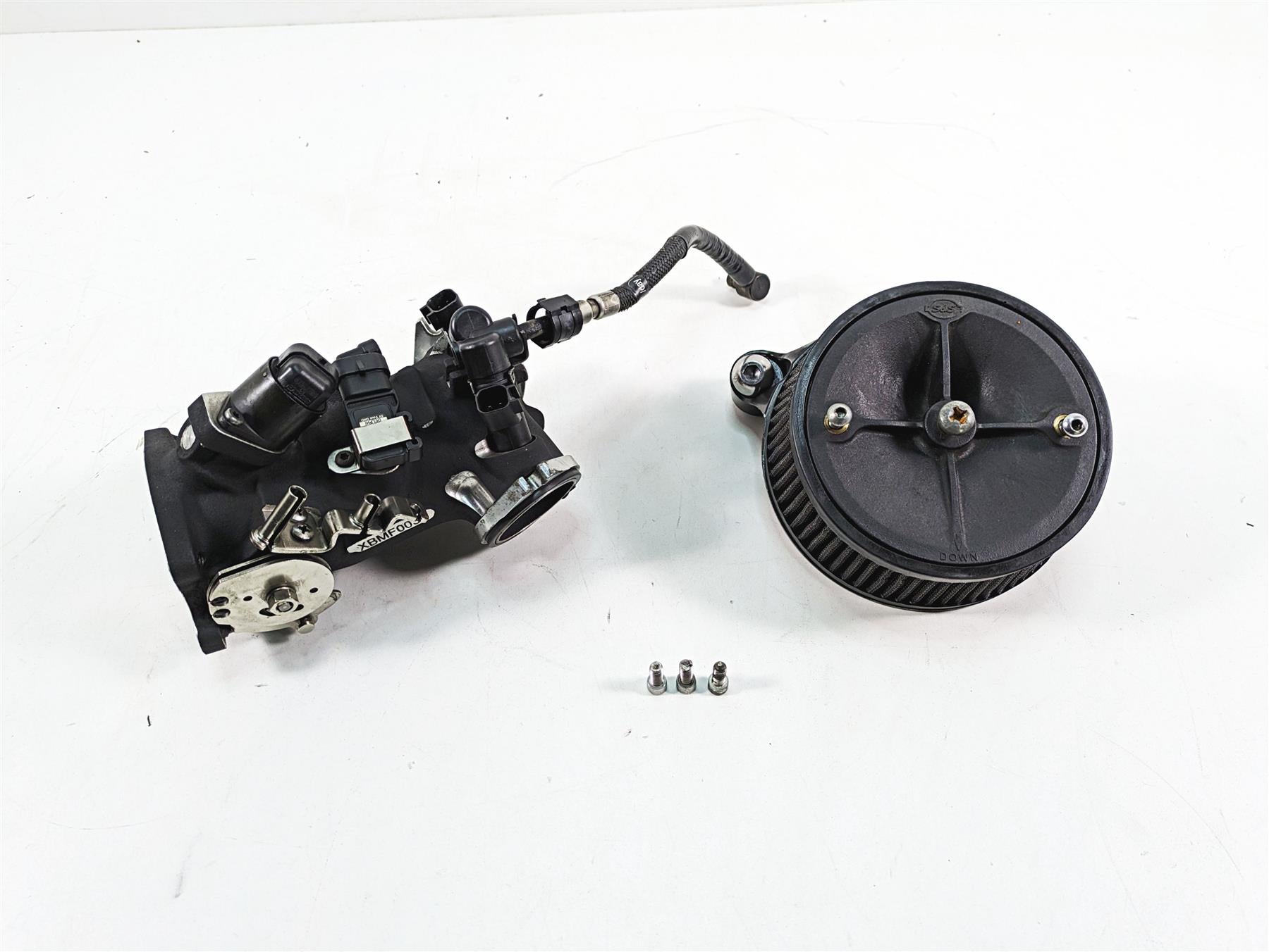 S&S 58mm Throttle Body 405 Set + Stealth Air Filter 170-0346 {{ shop.shopifyCountryName }} - Mototech271