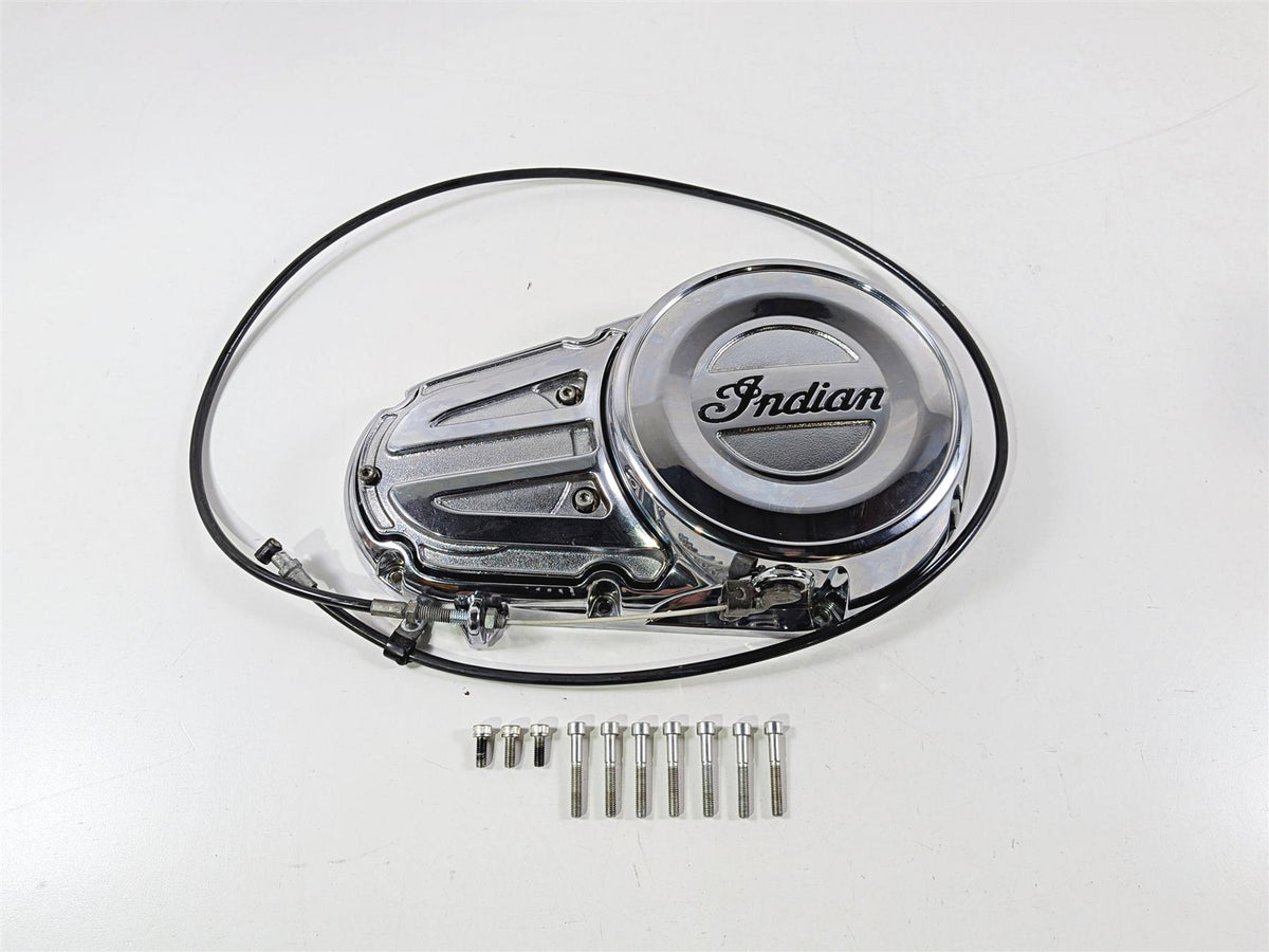 2020 Indian Challenger Limited Chrome Primary Drive Outer Clutch Cover 5141996-Mototech271