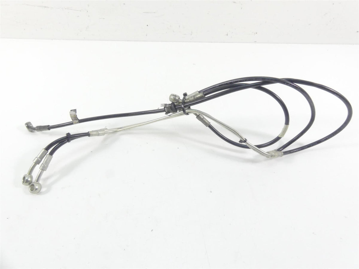 2014 Ducati Hypermotard 821 SP Front Abs Brake Line Hose Set 61810491A 61810481A {{ shop.shopifyCountryName }} - Mototech271
