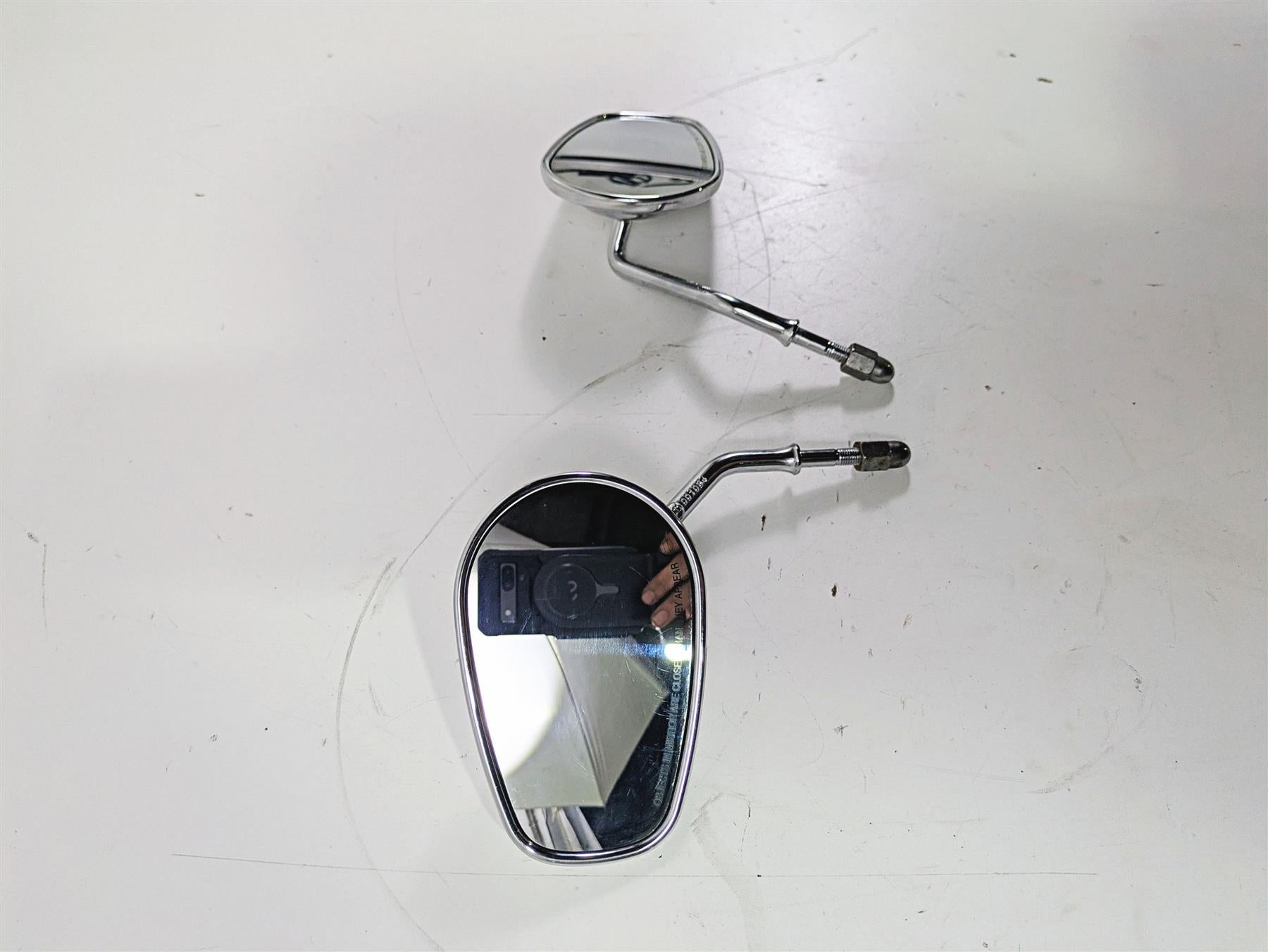 2014 Harley FLS Softail Slim Left Right Rear View Mirror Set 91840-03B 91845-03B {{ shop.shopifyCountryName }} - Mototech271