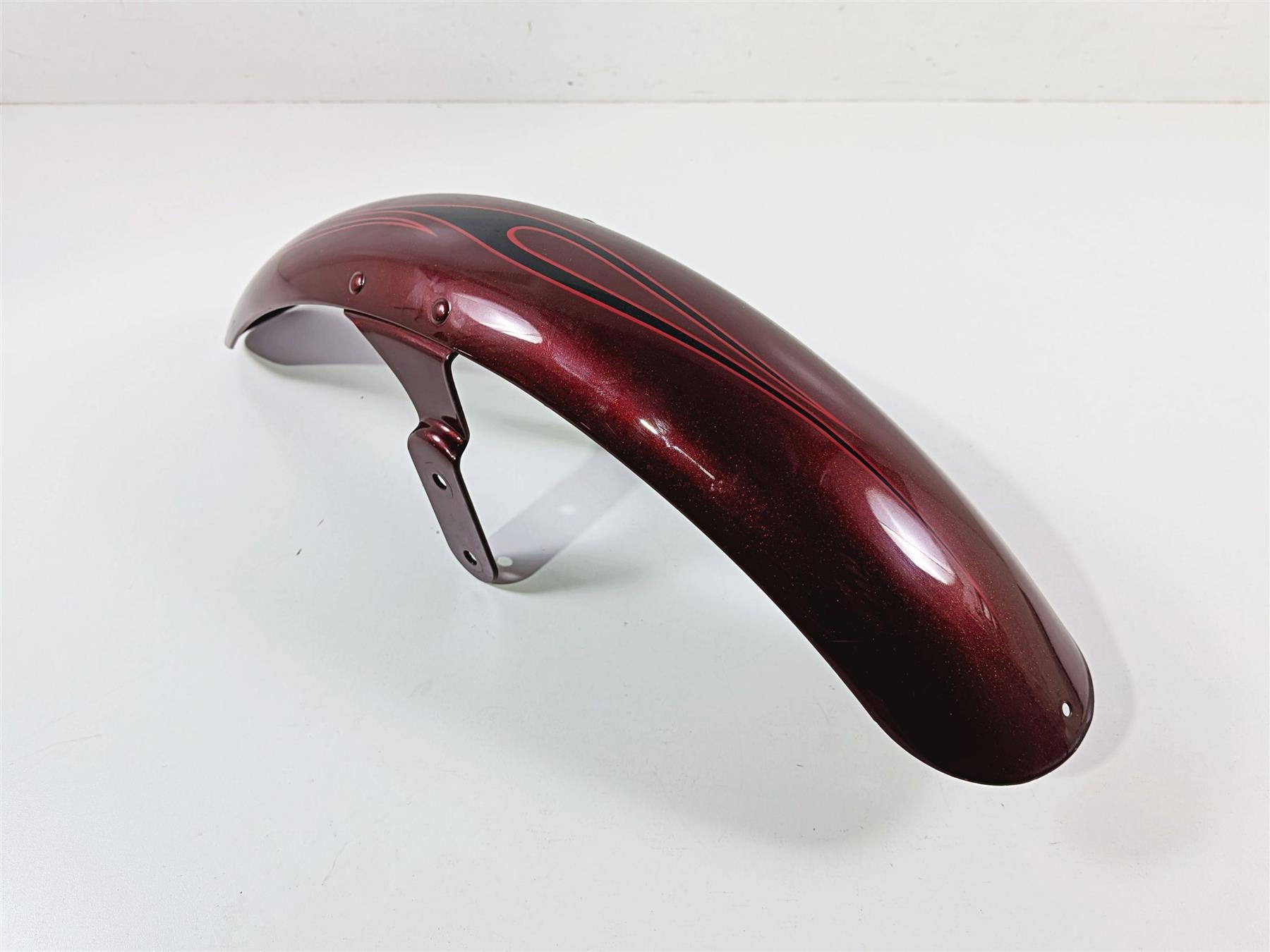 2009 Harley FXCWC Softail Rocker Front Fender Crimson Red Sunglo 60158-08 {{ shop.shopifyCountryName }} - Mototech271