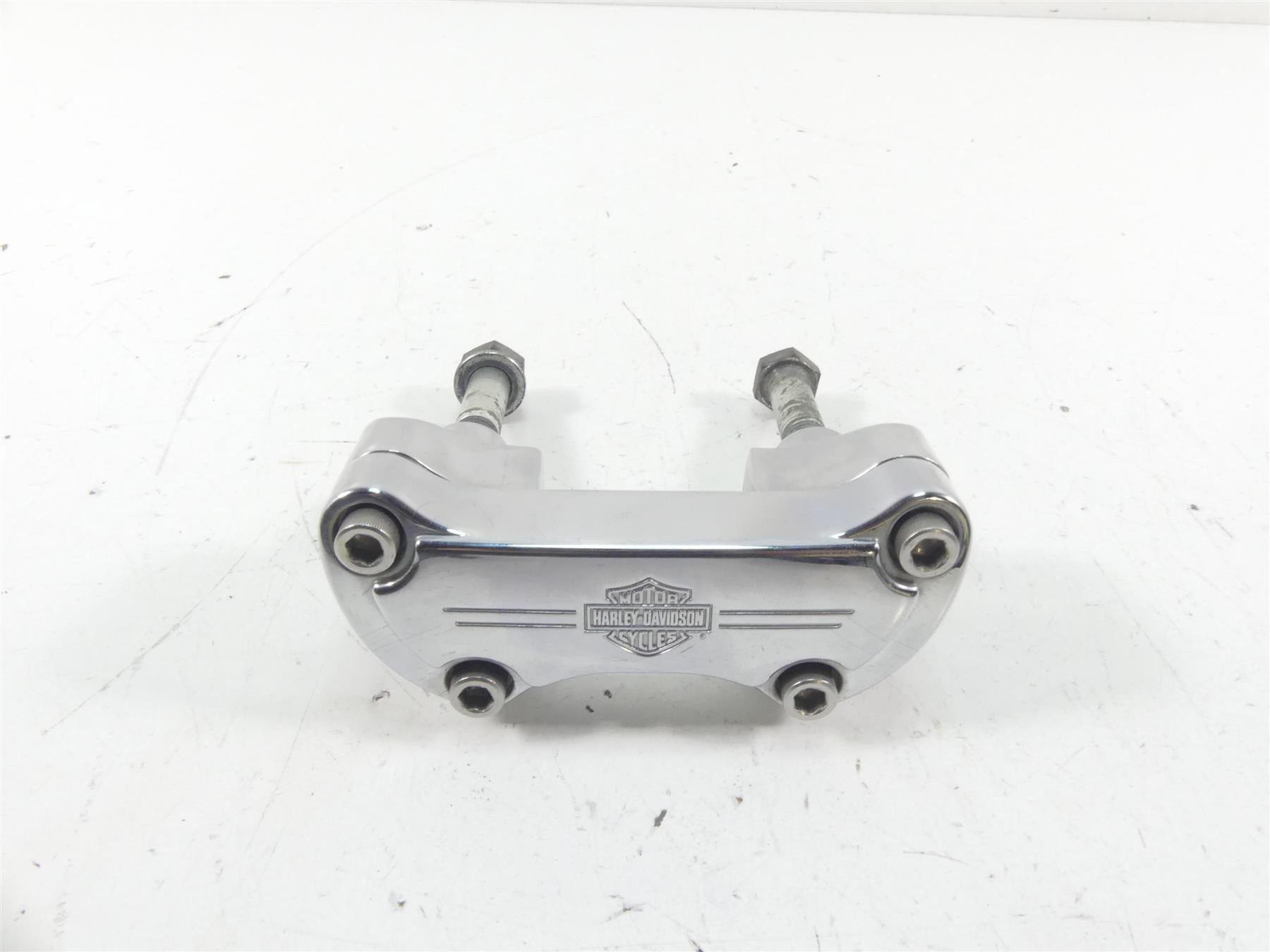 1998 Harley Dyna FXDL Low Rider Handlebar Riser Holder Clamps 56119-77A {{ shop.shopifyCountryName }} - Mototech271