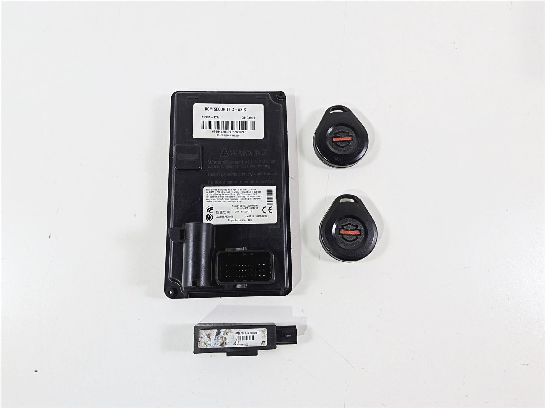 2014 Harley Touring FLHTK Electra Glide Bcm Control Modul & Fob X-Axis 6994-12A-Mototech271