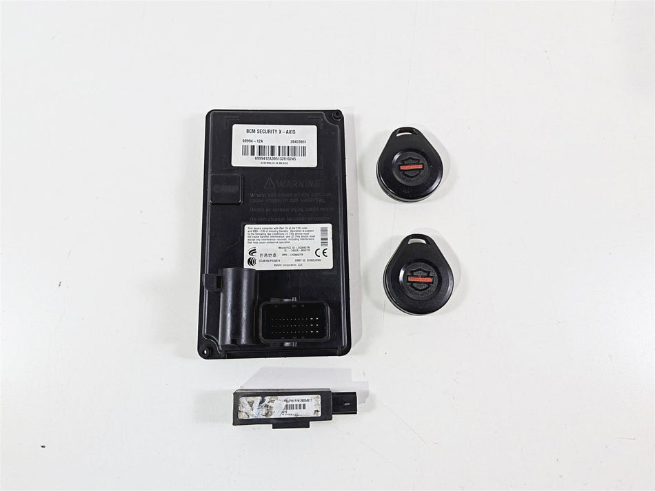 2014 Harley Touring FLHTK Electra Glide Bcm Control Modul & Fob X-Axis 6994-12A-Mototech271