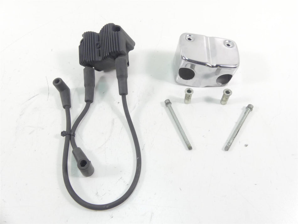 2004 Harley FXDWGI Dyna Wide Glide Ignition Coil Wires Plugs & Cover 31743-01 {{ shop.shopifyCountryName }} - Mototech271