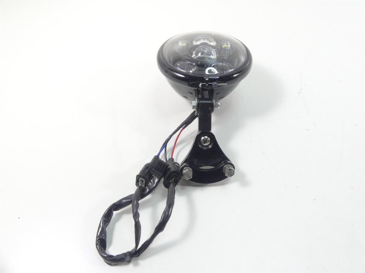2011 Harley VRSCF Muscle Rod Led Headlight Head Light + Bucket & Custom Mount {{ shop.shopifyCountryName }} - Mototech271