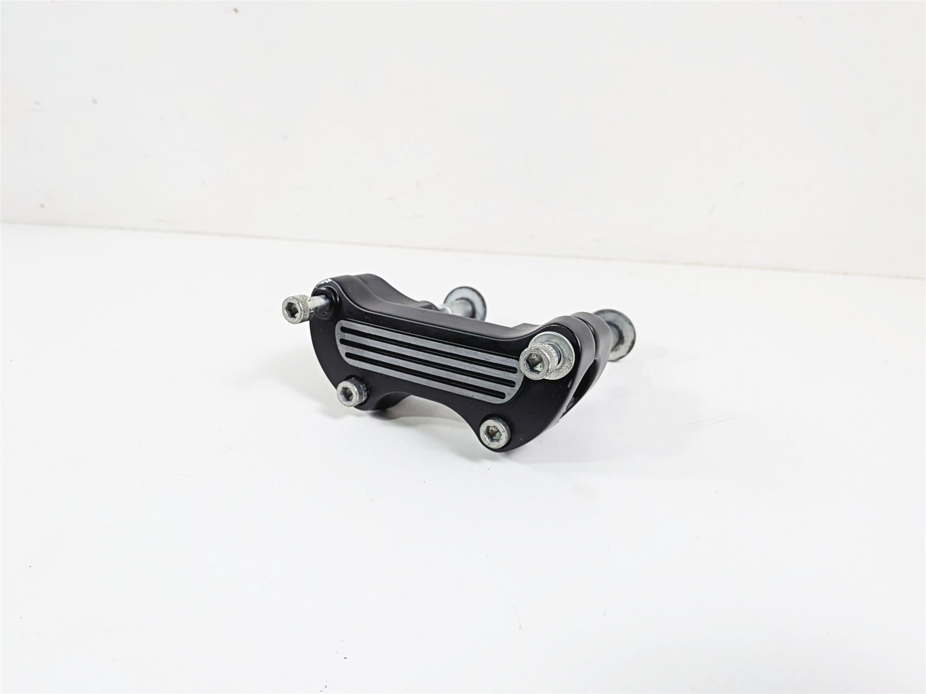 2006 Harley Sportster XL883 Low Handlebar Riser Holder Clamp Black 2