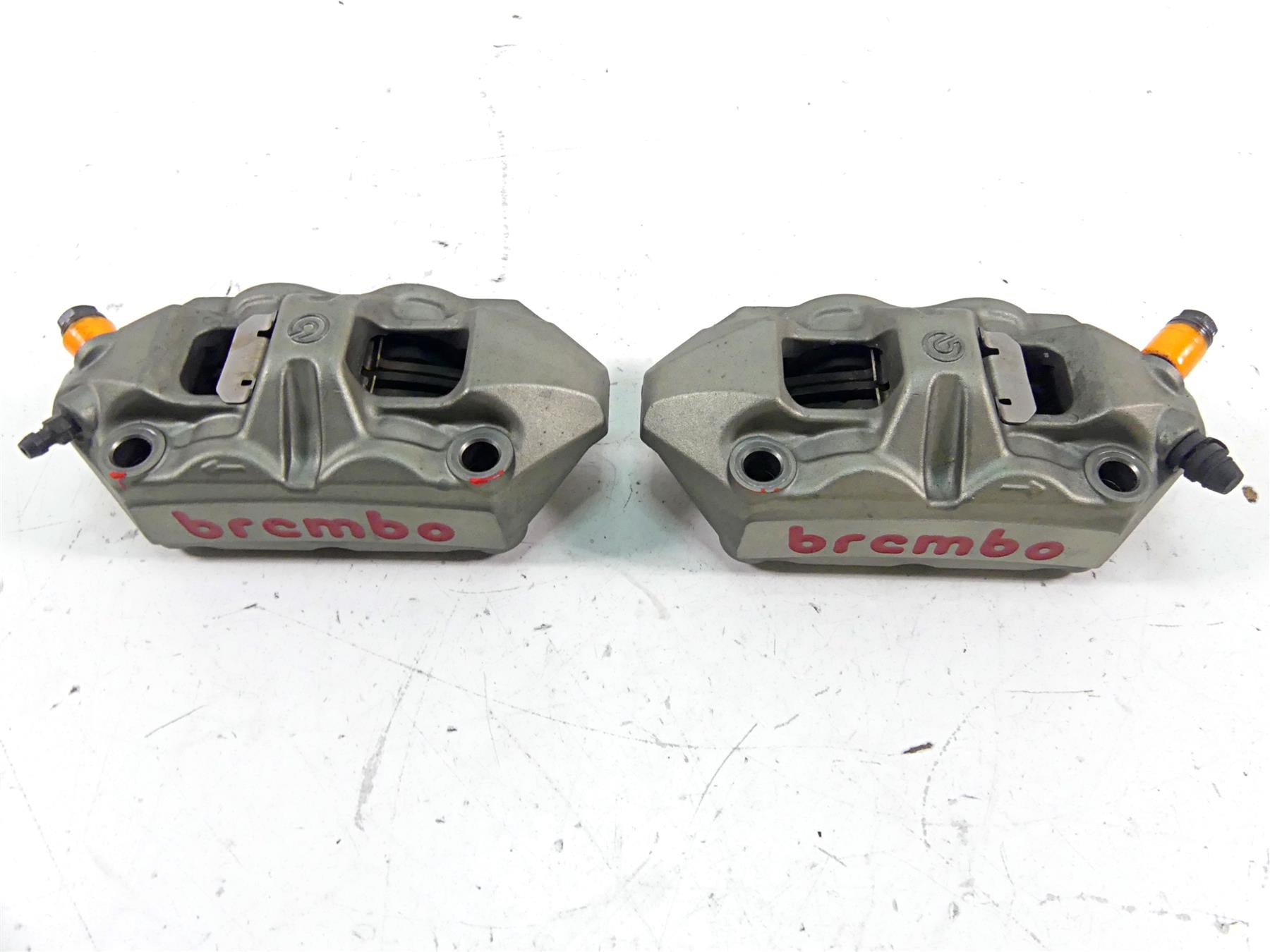 2013 Ducati Diavel Red Front 100mm Brembo Monoblock Brake Caliper Set 61040901C