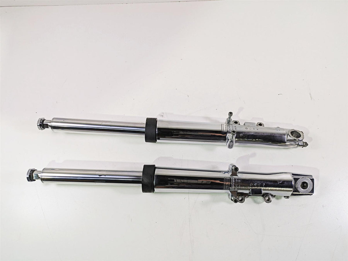 2007 Harley Touring FLHRSE CVO Road King Chrome Front Fork Leg Set 41mm 46240-02 {{ shop.shopifyCountryName }} - Mototech271