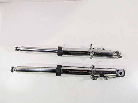 2007 Harley Touring FLHRSE CVO Road King Chrome Front Fork Leg Set 41mm 46240-02 {{ shop.shopifyCountryName }} - Mototech271