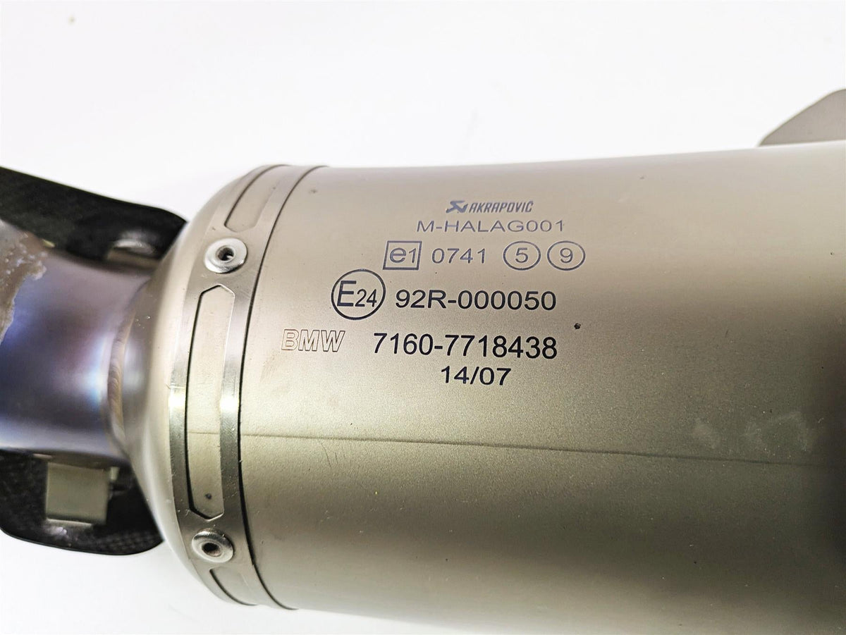 2014 BMW K1300S K40 Akrapovic Titanium Exhaust Pipe Can M-HALAG001 71607718438 {{ shop.shopifyCountryName }} - Mototech271