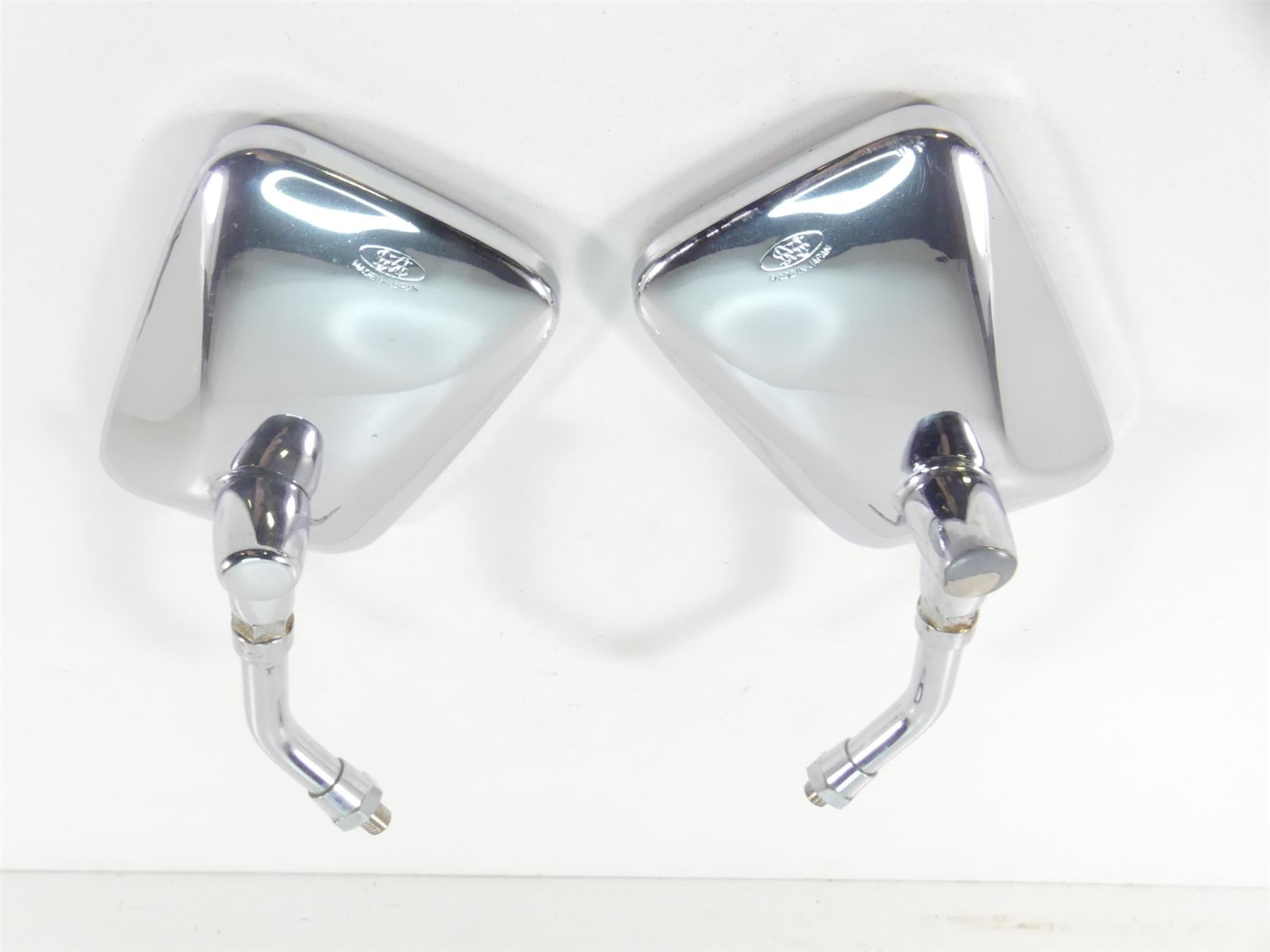 2007 Honda VTX1800 T1 Left Right Rectangle Chrome Rear View Mirror Set {{ shop.shopifyCountryName }} - Mototech271