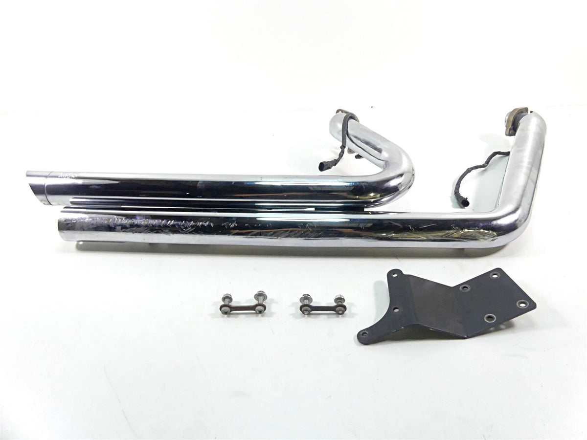 2010 Harley FXDF Dyna Fat Bob Vance Hines Big Shots Staggered Exhaust 47339 {{ shop.shopifyCountryName }} - Mototech271