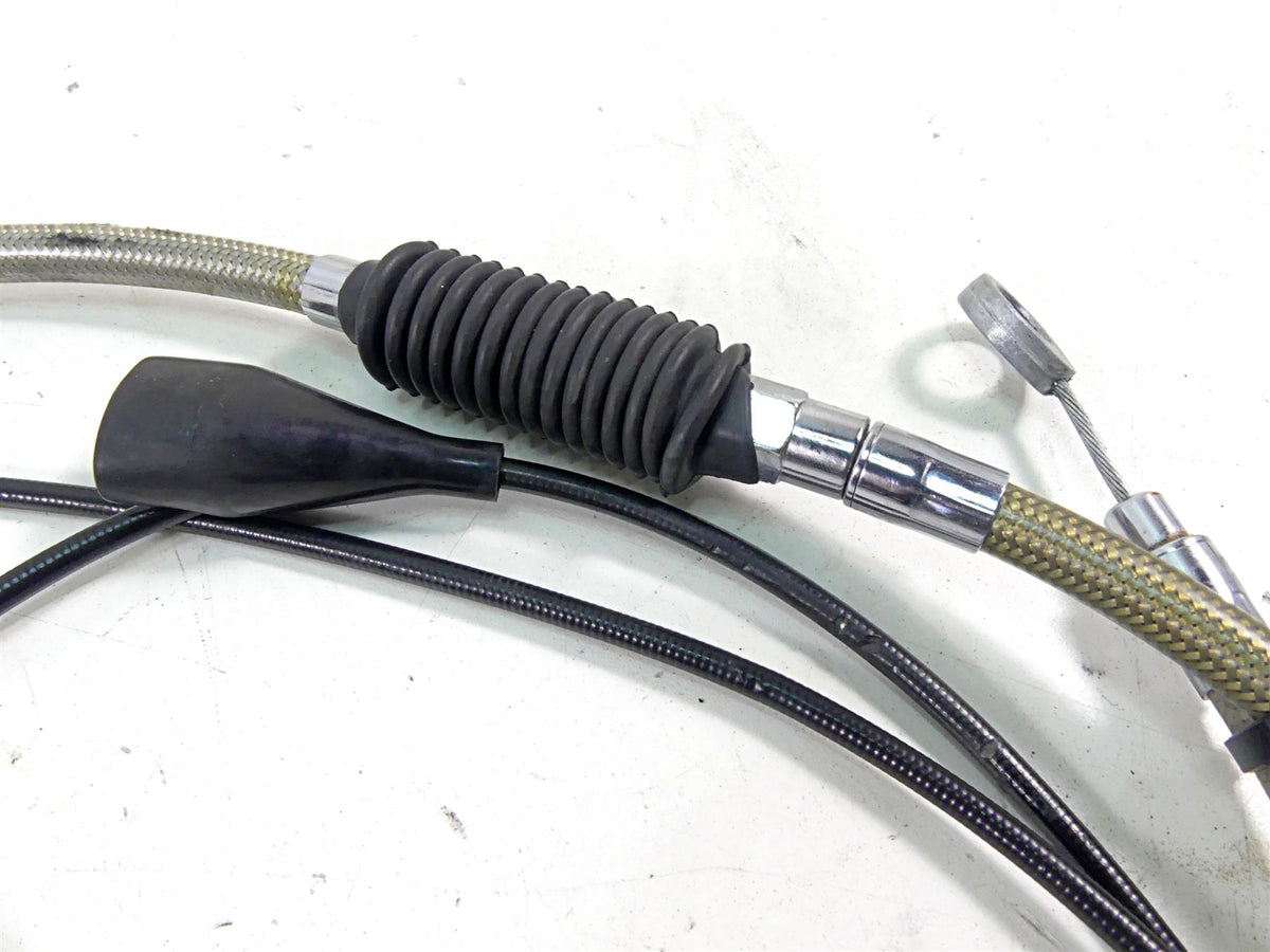 2002 Harley Touring FLHTC Electra Glide 16" Ape Hanger Clutch & Throttle Cable {{ shop.shopifyCountryName }} - Mototech271