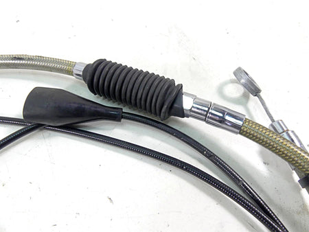 2002 Harley Touring FLHTC Electra Glide 16" Ape Hanger Clutch & Throttle Cable {{ shop.shopifyCountryName }} - Mototech271