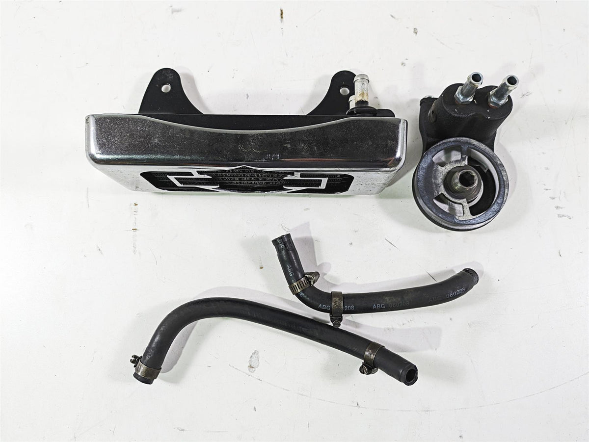 2008 Harley Touring FLHTCU E-Glide 105TH Oil Cooler Chrome Cover & Flange Set {{ shop.shopifyCountryName }} - Mototech271