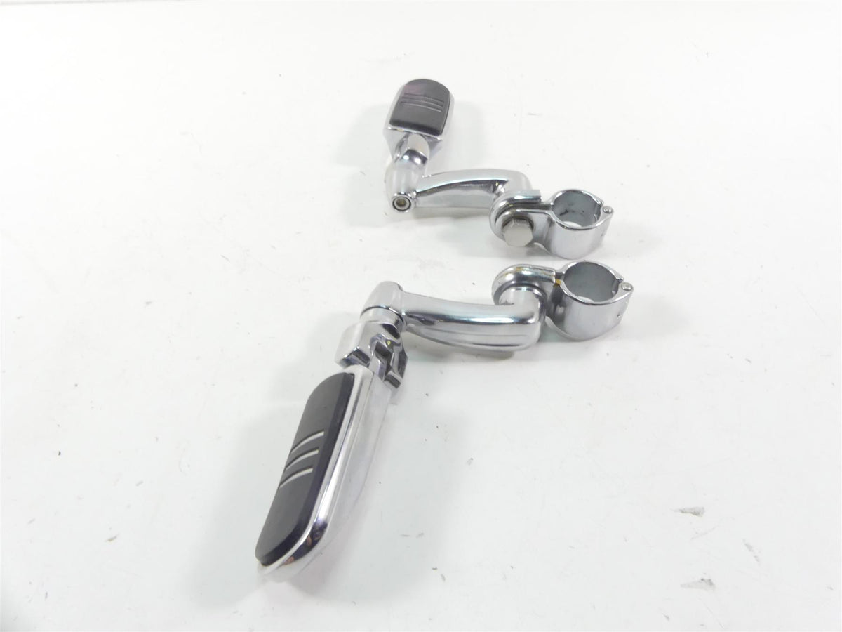 2012 Harley Touring FLHX Street Glide Adjustable Chrome Highway Foot Peg Set {{ shop.shopifyCountryName }} - Mototech271