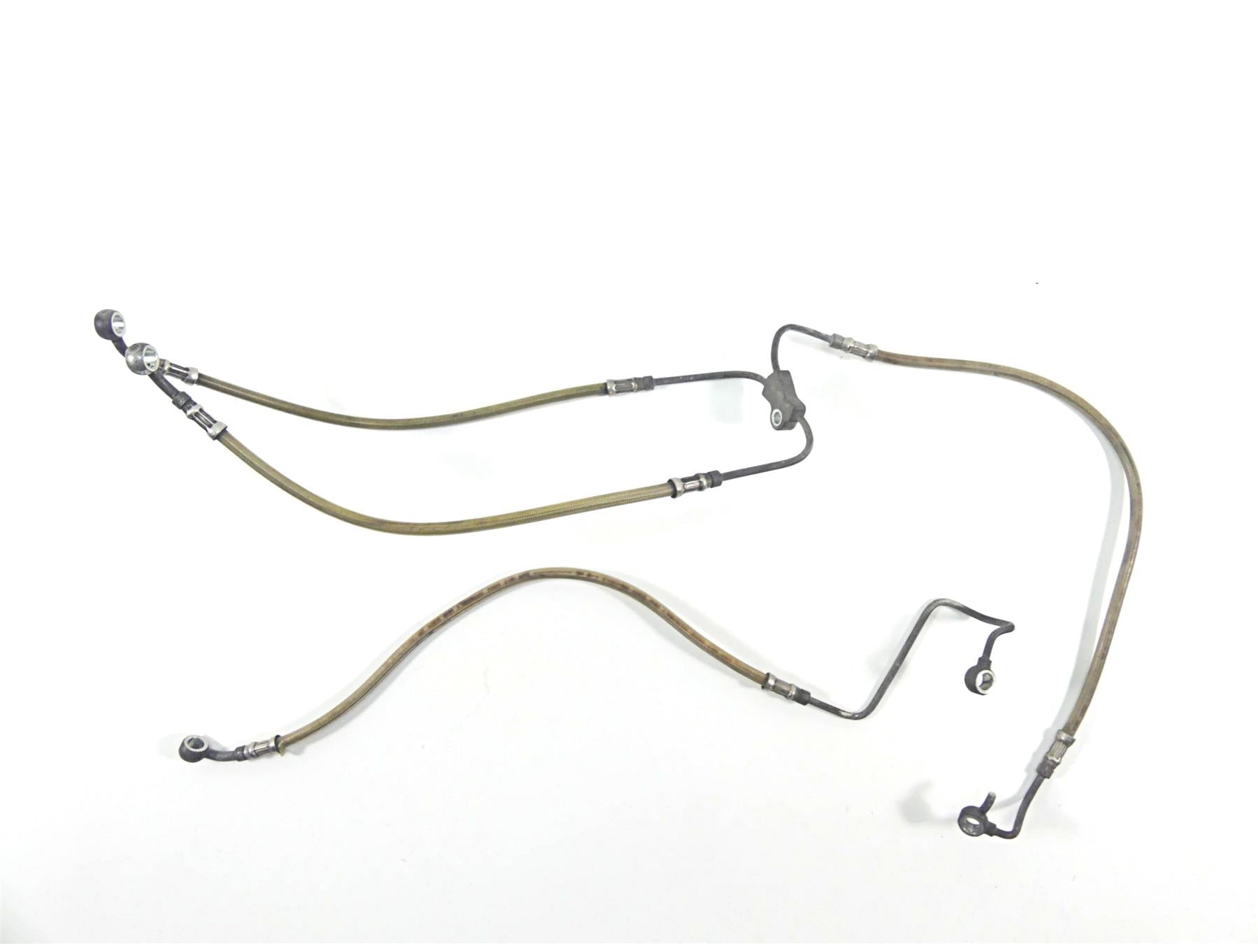 2014 Harley VRSCF Muscle V-Rod Front Abs Brake Line Hose Set 42022-09A 42021-09 {{ shop.shopifyCountryName }} - Mototech271