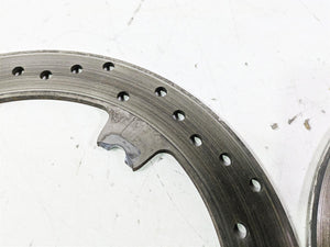 2015 Harley FXDL Dyna Low Rider Front Brake Disc Rotor Set 44553-06A