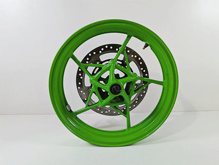 2024 Kawasaki EX500 Ninja 40th An. Strght Green Front Wheel Rim 17x3 41073-0752 {{ shop.shopifyCountryName }} - Mototech271