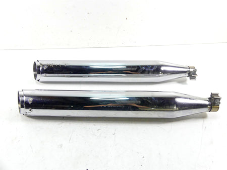 2008 Harley Touring FLHX Street Glide Vance Hines Twin Slash Mufflers Set 16763 {{ shop.shopifyCountryName }} - Mototech271