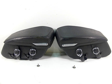 2007 Harley Touring FLHRC Road King Saddlebag Saddle Bag Storage Set 91138-98C {{ shop.shopifyCountryName }} - Mototech271