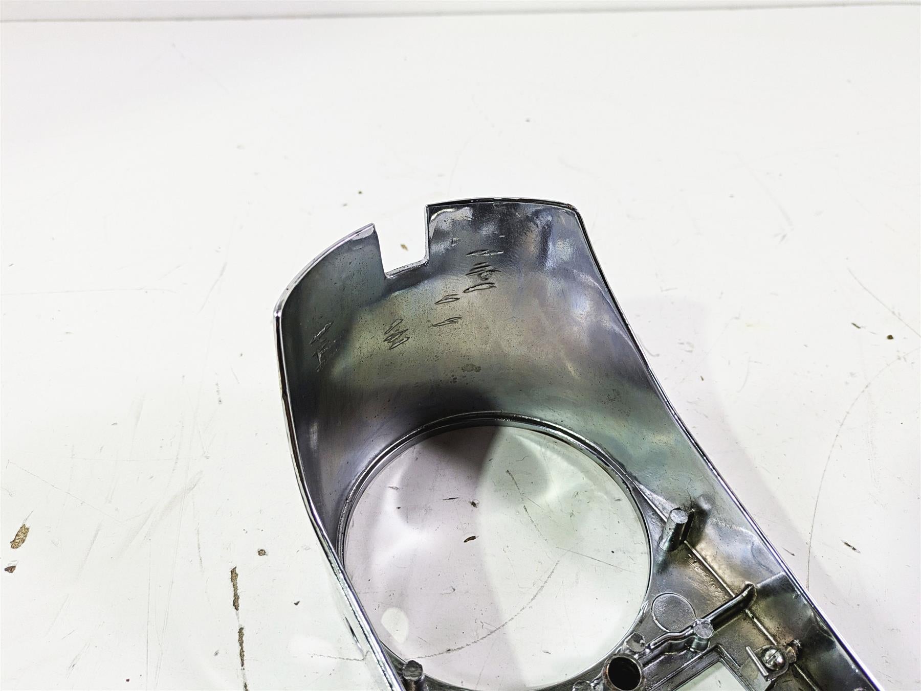 1992 Harley FLSTC Softail Heritage Fuel Gas Tank Dash Panel Cover 71241-77 {{ shop.shopifyCountryName }} - Mototech271