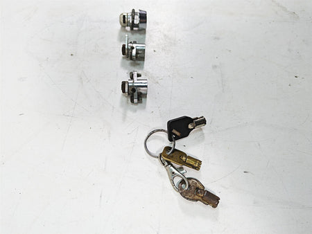 1999 Harley Touring FLHTC Electra Glide Tank Lid Bag Locks & 3 Keys 61029-92A {{ shop.shopifyCountryName }} - Mototech271