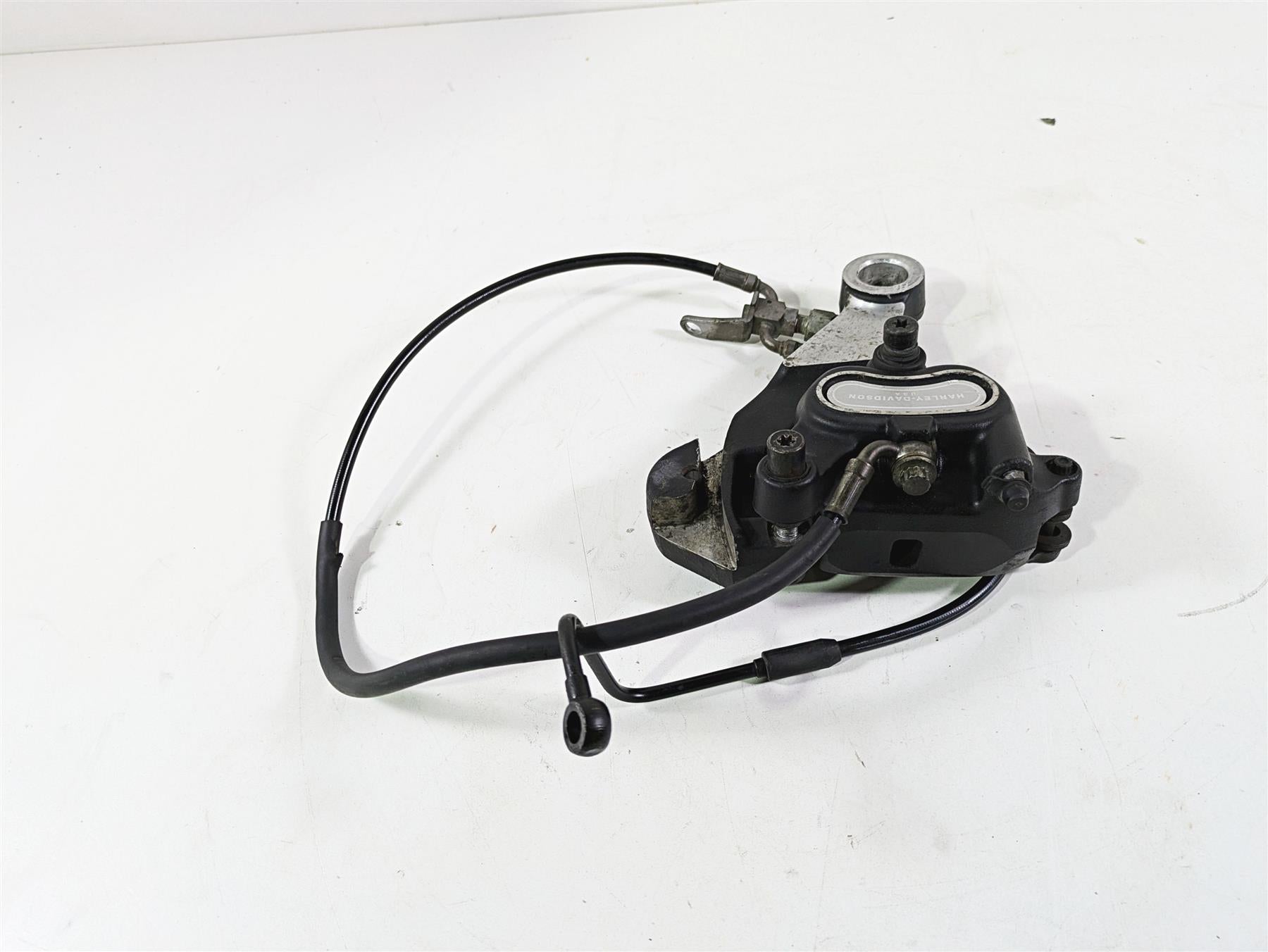 2008 Harley FLSTSB Cross Bones Rear Brake Caliper & Bracket 40908-08 {{ shop.shopifyCountryName }} - Mototech271