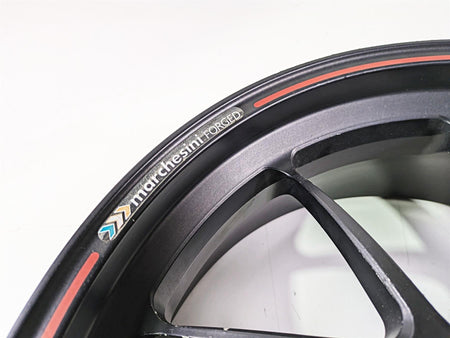 2008 Ducati SBK 1098 S Straight Marchesini 17x6 Rear Wheel Forged Rim 50221251AB {{ shop.shopifyCountryName }} - Mototech271