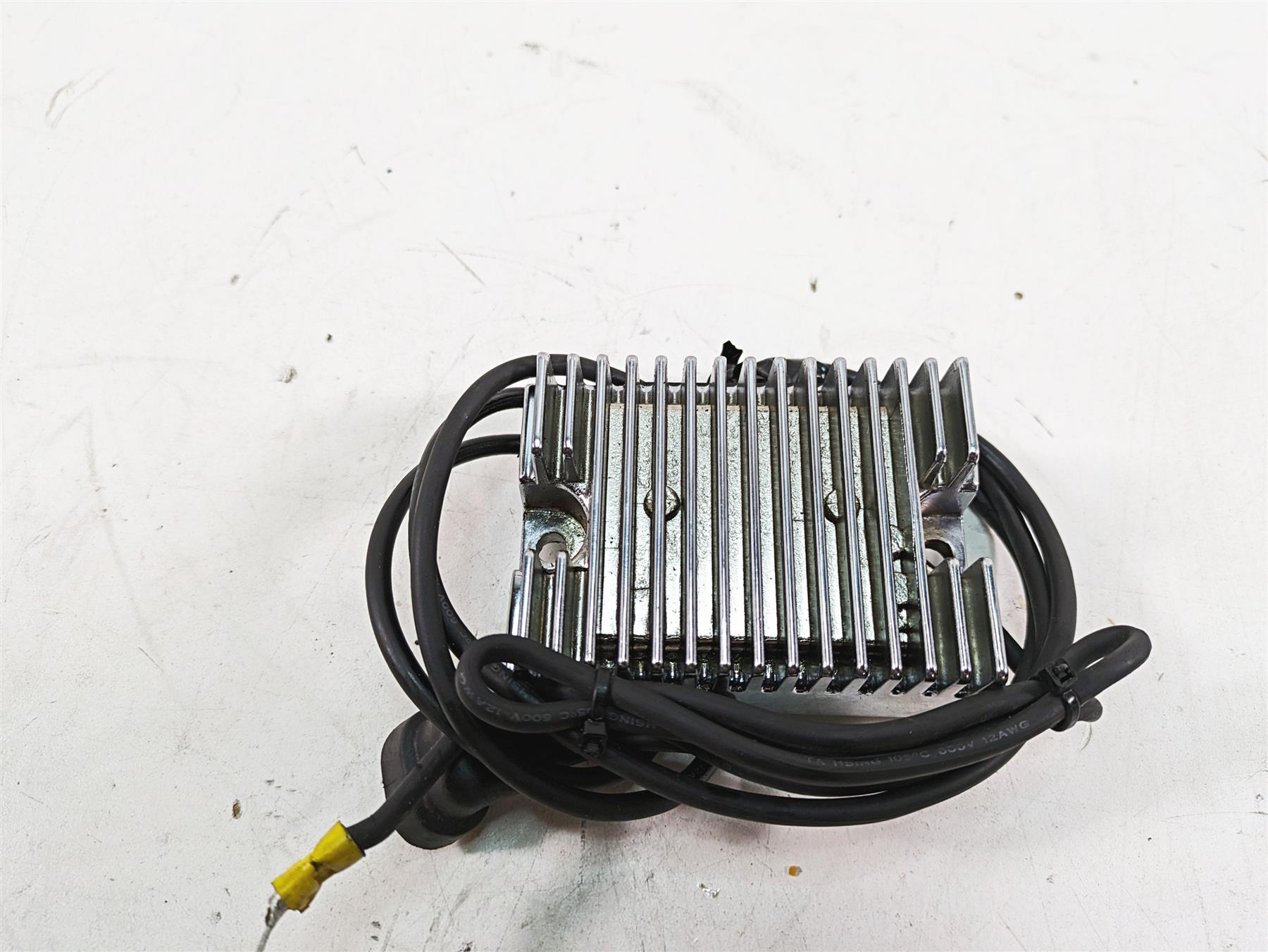 1990 Harley Sportster XLH883 XL883 Chrome Rectifier Voltage Regulator 74523-84A {{ shop.shopifyCountryName }} - Mototech271