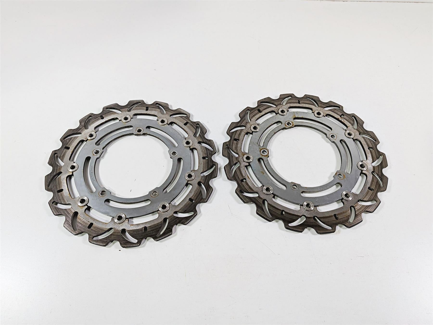 2008 Yamaha YZF R1 RN19 Voodoo Wave Front Brake Disc Rotor Set 4C8-2581T-00-00 {{ shop.shopifyCountryName }} - Mototech271