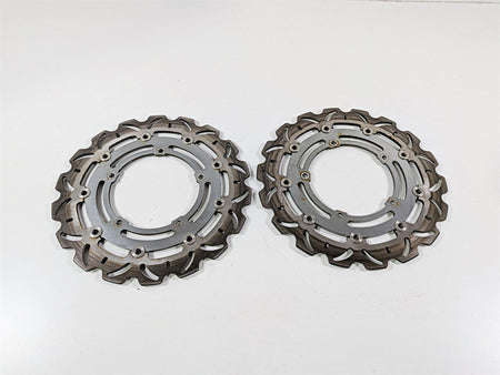 2008 Yamaha YZF R1 RN19 Voodoo Wave Front Brake Disc Rotor Set 4C8-2581T-00-00 {{ shop.shopifyCountryName }} - Mototech271