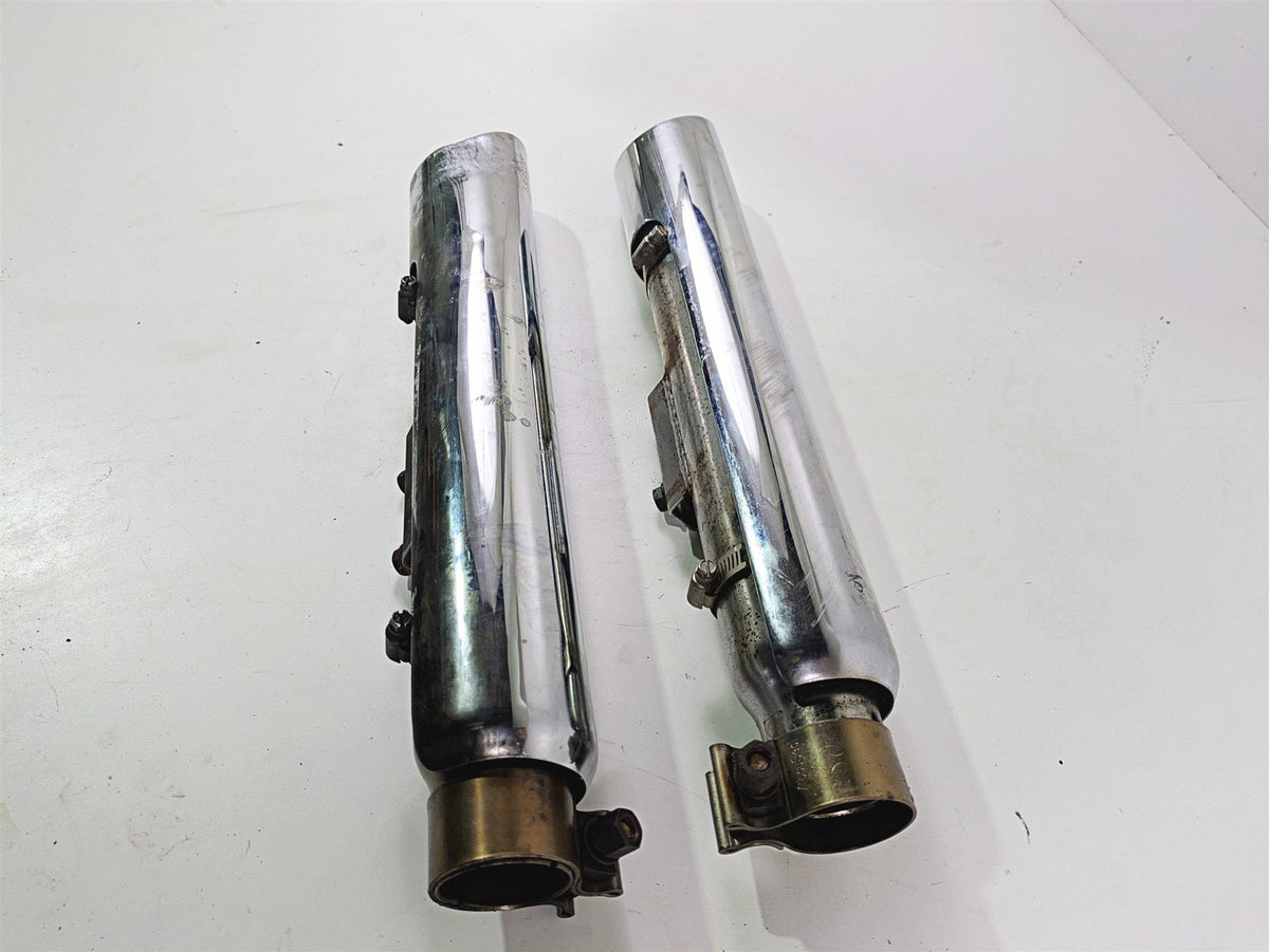 2017 Harley Softail Heritage Classic FLSTC Vance Hines Slash Cut Slip On Pipes 0740RC {{ shop.shopifyCountryName }} - Mototech271