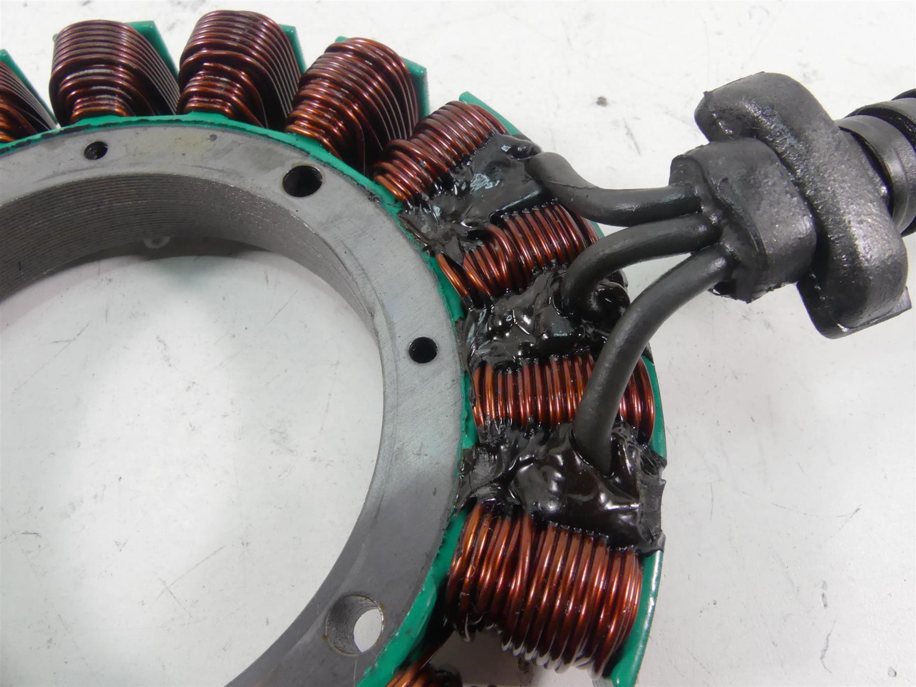 2004 Harley Softail FXSTD SE CVO Deuce Alternator Generator Stator 30017-01B {{ shop.shopifyCountryName }} - Mototech271